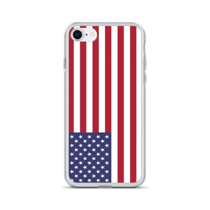 Coque iPhone 6 - Drapeau Des Îles Mineures - Silicone Souple - Protection Chocs - Design Fin - Accès Facile