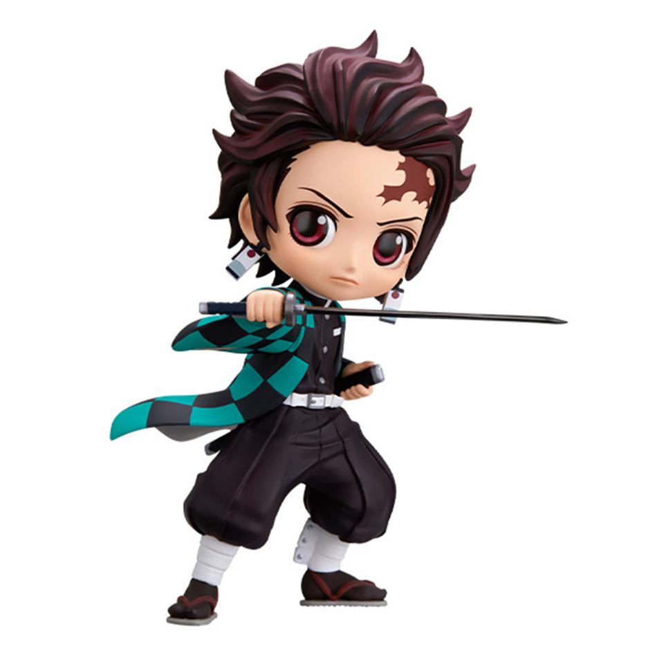 15 см Аниме Клинок, рассекающий демонов Kimetsu no Yaiba фигурка Камадо Танджиро Фигурка действия Агацума Зеницу Незуко Воин ПВХ Модель Игрушки