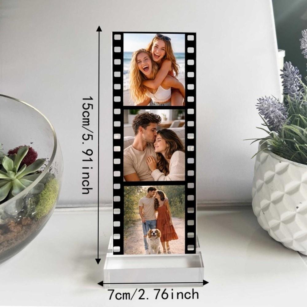 Stable Base Film Strip Photo Stand Film Strip Style Personalized Plaque Home Decor
