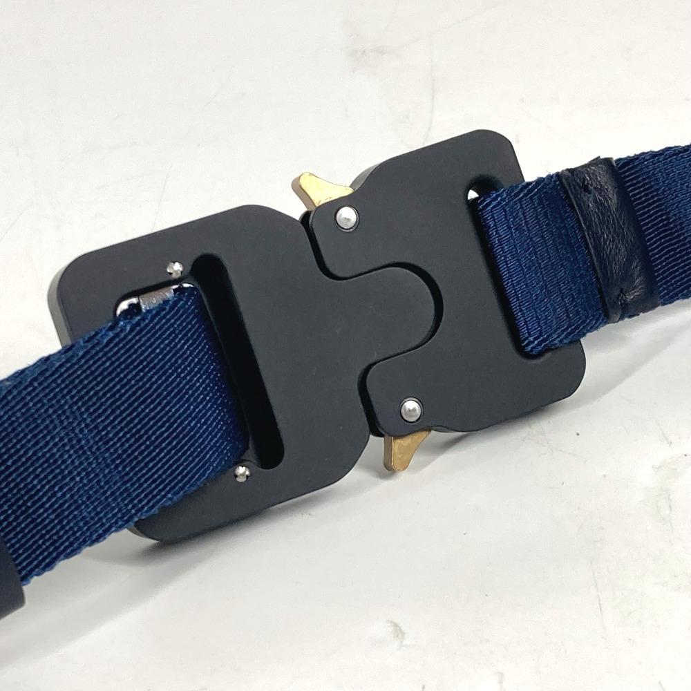 Dior Логотип Gacha Belt  ремень Холст Темно-синий