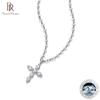 S925 Серебряный Муассанит Яхве Тема Новый кулон Горячая Распродажа Крест-цепочка на ключицу