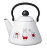 GoodPlus+ Emile Miffy Enamel Kettle (1.5L) [Acid and Alkaline Resistant, Odor Resistant, Induction Compatible, Dick Bruna]