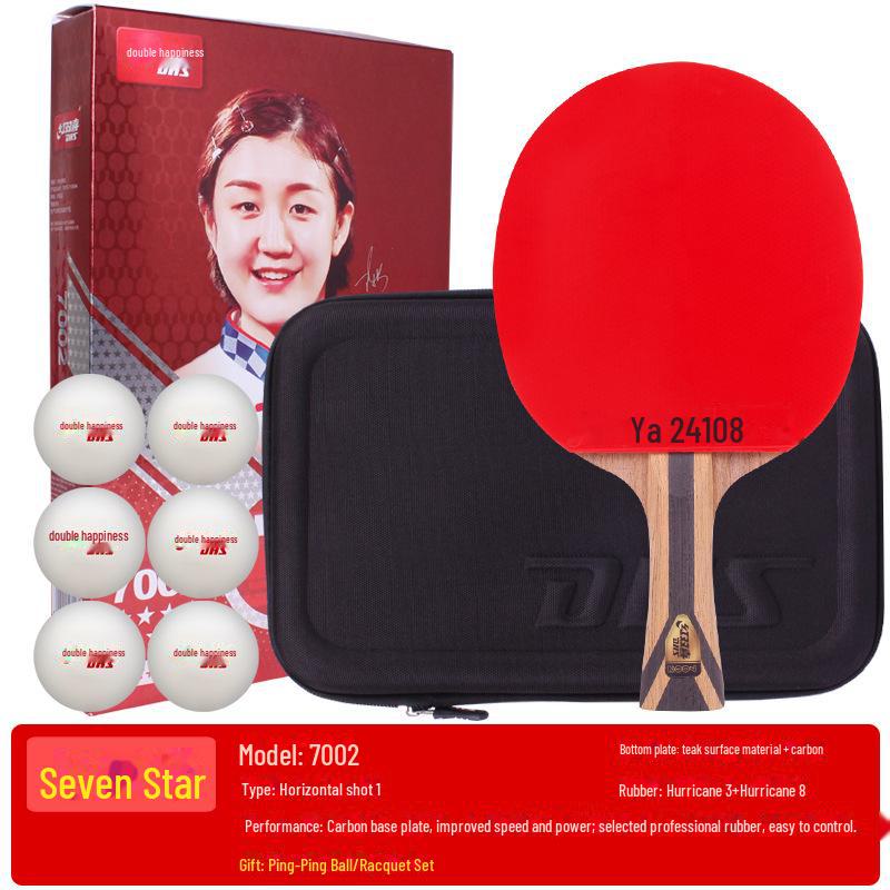 DHS Table Tennis Racket - Beginner To Pro Level, Horizontal & Vertical Orientation