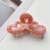 Jelly-colored hollow crescent hairpin PS high-end arc texture shark clip plate hair ponytail grip hair ornament