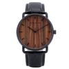 Men's Leather Wristwatch New BOBO BIRD Watch Men Wooden Watches Special Design Japanese Quartz Movement Timepieces Custom Gift