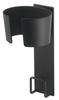 Yamazaki Magnetic Hair Dryer W10 X X Keeps Cords Neat and 5392 Holder, Black, Approx. D10.5 H20cm, Tower, Organized,
