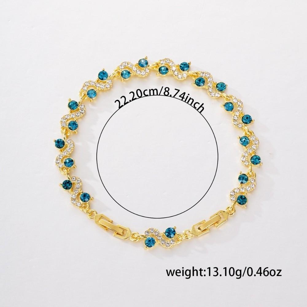 Sparkling Stones Women Bracelet Shining Zircon Bracelet Rhinestone Bracelet Wedding Jewelry