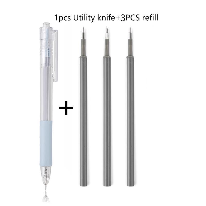 Нож для резки бумаги, заправка для ручки, художественный универсальный нож, режущий инструмент для скрапбукинга, наклейка, резак для ленты, нож для экспресс-коробки, принадлежности для рукоделия «сделай сам»