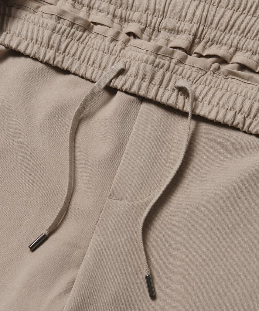 MUSINSA STANDARD Genderless Wide Elastic Waist Slacks [Beige]