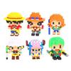 Волшебные блоки Pirate Monkey D Luffy Chopper Zoro Portgas·D· Ace Micro Diamond Brick для строительных блоков, игрушек