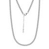 S925 Sterling Silver Necklace Tennis Chain Gem Zircon