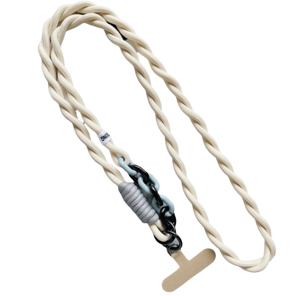 Nylon Braided Phone Lanyard Dopamine Crossbody Hanging Rope  Phone Charm Accessories