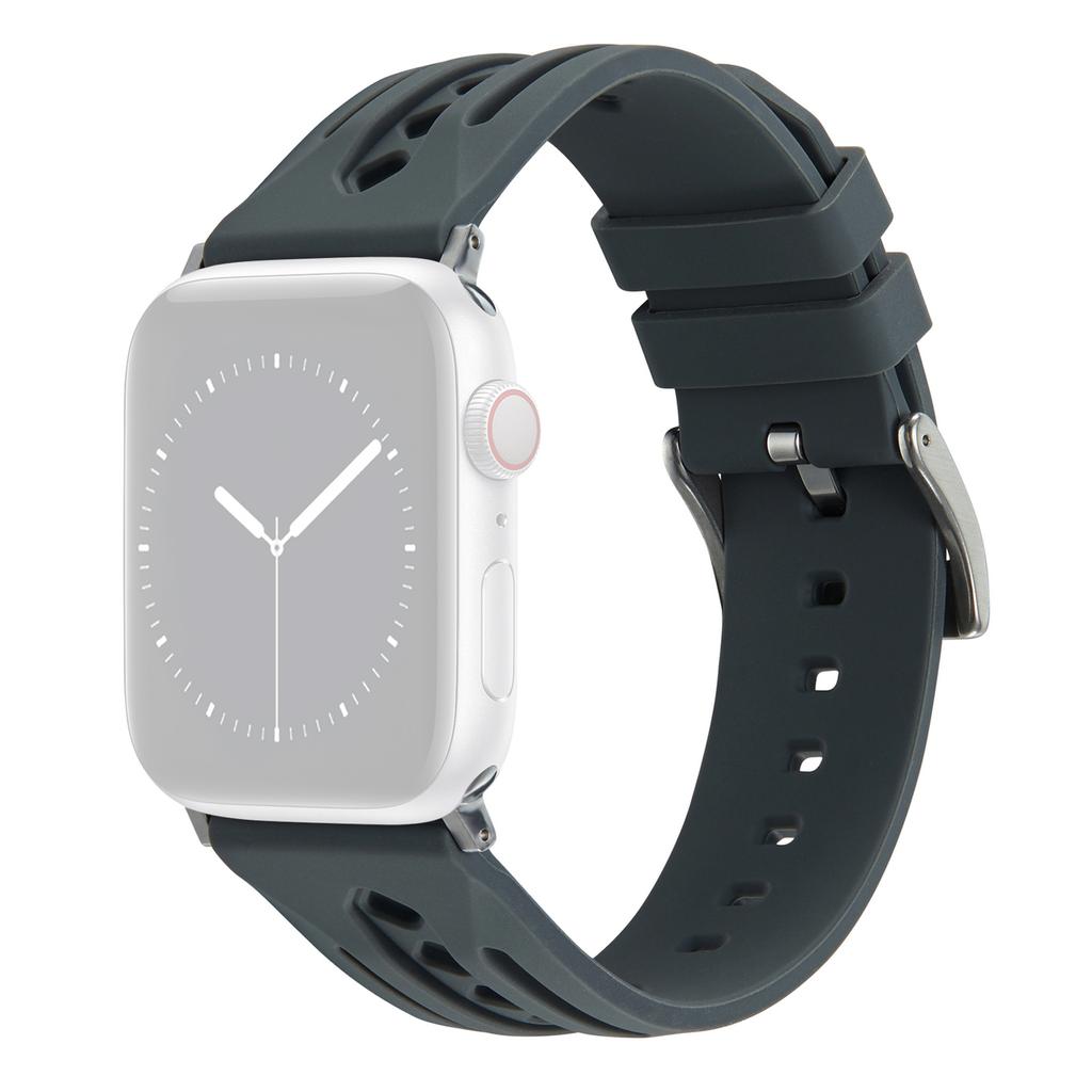 Watch Strap For Apple Watch Series 10 42mm/9 8 7 41mm/SE (2023) SE (2022) SE 6 5 4 40mm/3 2 1 38mm Hollow Silicone Band