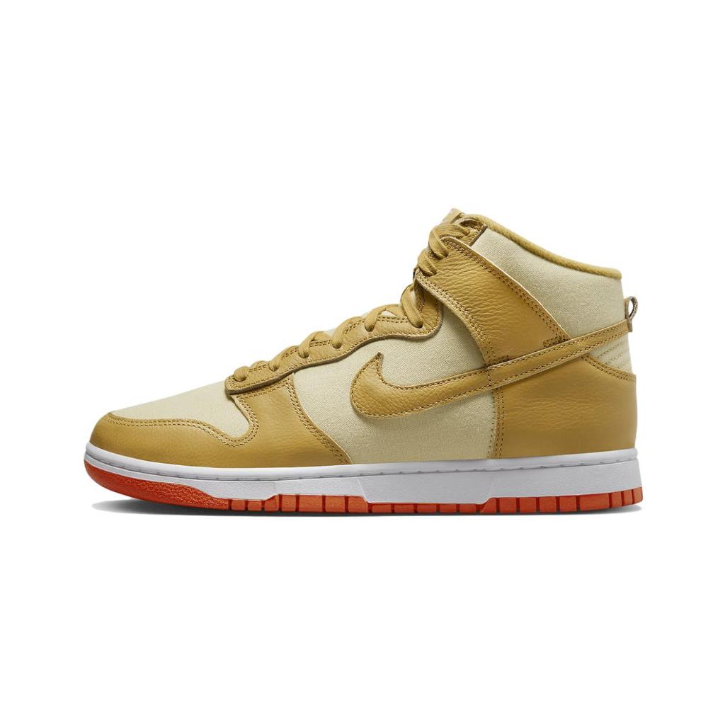 Nike Мужские кроссовки Dunk High Пшенично-золотистый Безопасный оранжевый DV7215-700