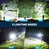 2 Pack Rechargeable Flashlight, 99,000 High Lumens LED Flashlight with 5 Modes, IPX7 Waterproof, Adjustable Focus, Powerful Handheld Flash Light for
