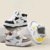 Children's Sports Shoes 2025 Spring and Autumn Boys Casual Board Shoes Girls High Top Small White Shoes