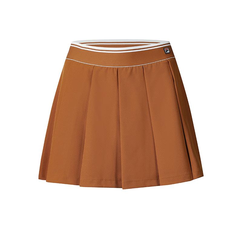 Новые повседневные короткие юбки FILA женские ананасово-коричневые A11W523309F-OR