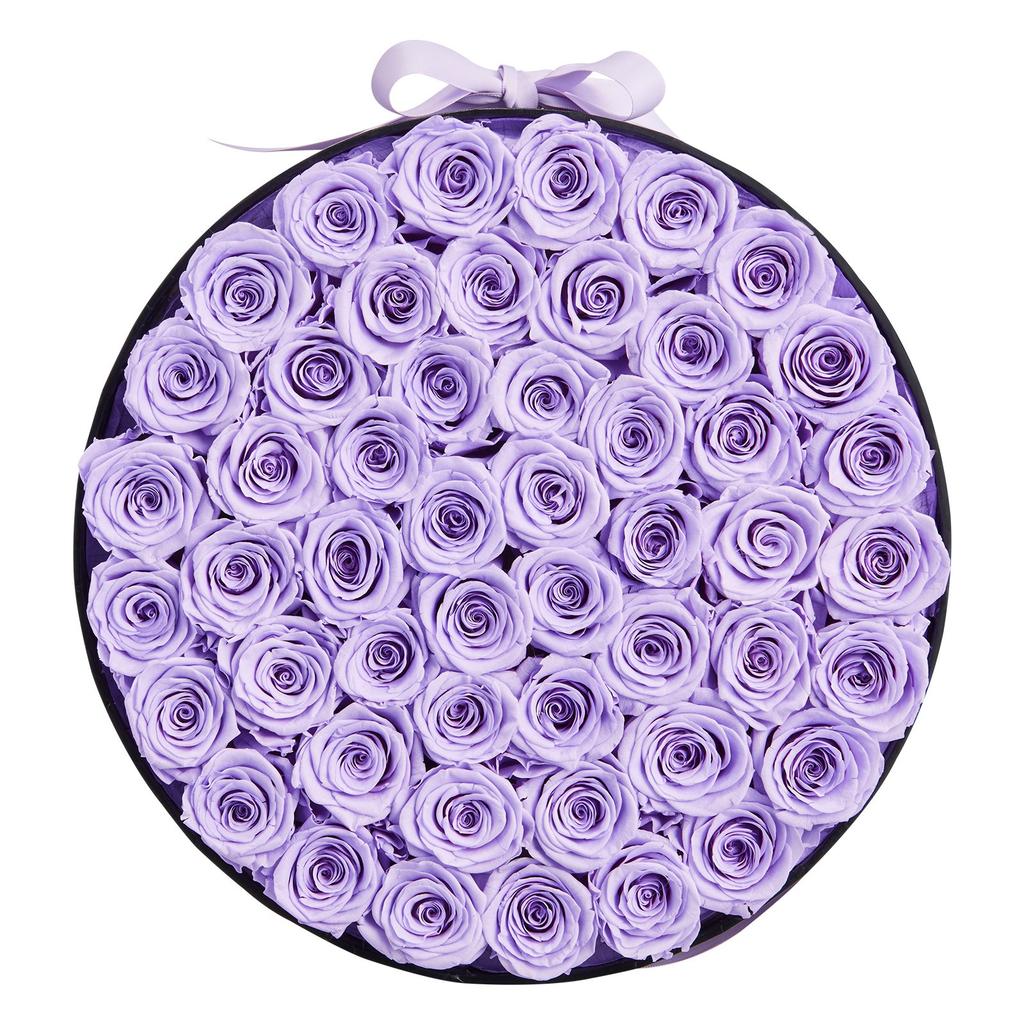 VEVOR Forever Flowers, 50 Preserved Roses in a Box, Eternal Flowers Immortal Bouquet Birthday Present for Women Her Wife Mothers, Anniversary