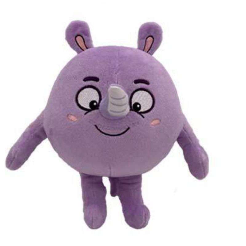 24 см детские зоопарк плюшевые игрушки мультфильм кот носорог ёж аниме мягкие игрушки куклы детские песни игрушки дети подарки на день рождения