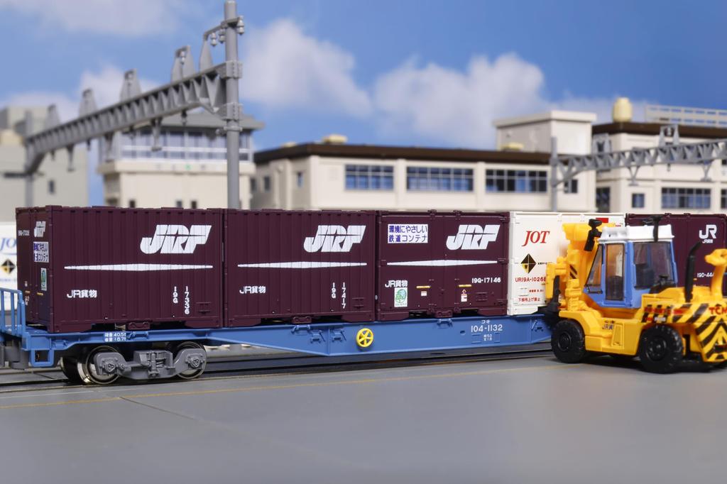 KATO Контейнер N gauge 19G, старая покраска, упаковка из 5 штук, принадлежности для железнодорожного моделизма, 23-577-A