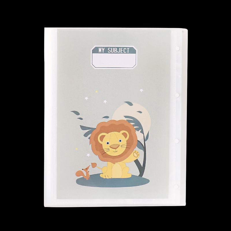 A3 Test Paper Storage Book Folder Transparent Insert Multi-Layer Paper File Bag Storage Cartoon Storage Bag Student