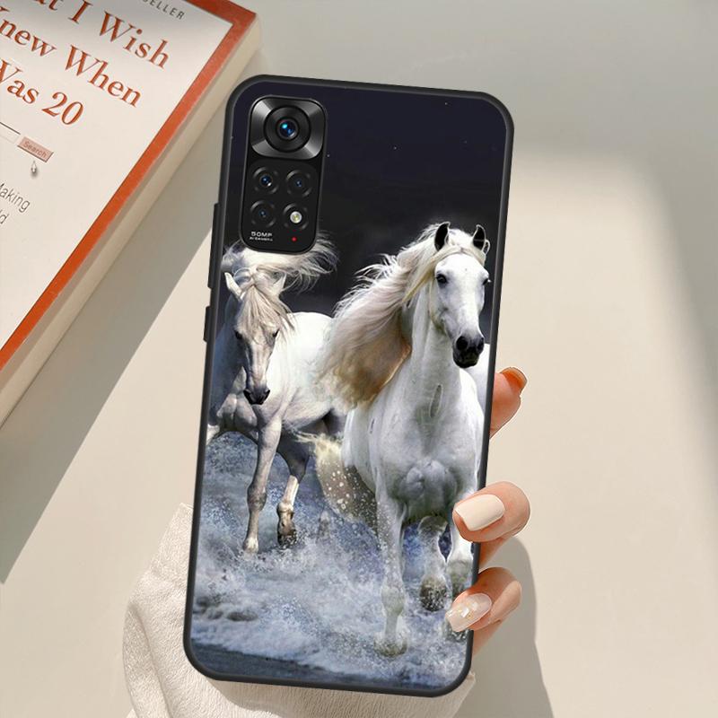 Horses Running Case For Xiaomi Redmi Note 10 8 9 11 Pro 8T 9S 10S 11S Redmi 10C 9C 9A 9T K50 K40 Gaming