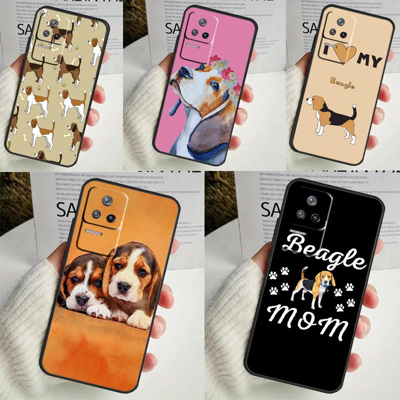 Beagle Puppy Dog Case For Xiaomi 14 13 Ultra 12 Lite 11T 12T 13T Pro POCO M6 X3 X5 X6 Pro F3 F5 M5s Cover
