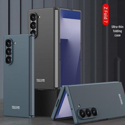 Ультратонкий матовый чехол для телефона Samsung ZFold7: Модный, Однотонный, Складной Защитный Чехол