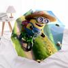 1PC Minion Automatic Folding Umbrella | Vibrant Motif & Compact Design for Everyone, On-the-Go Essential - Gift-Worthy Style yy250930006