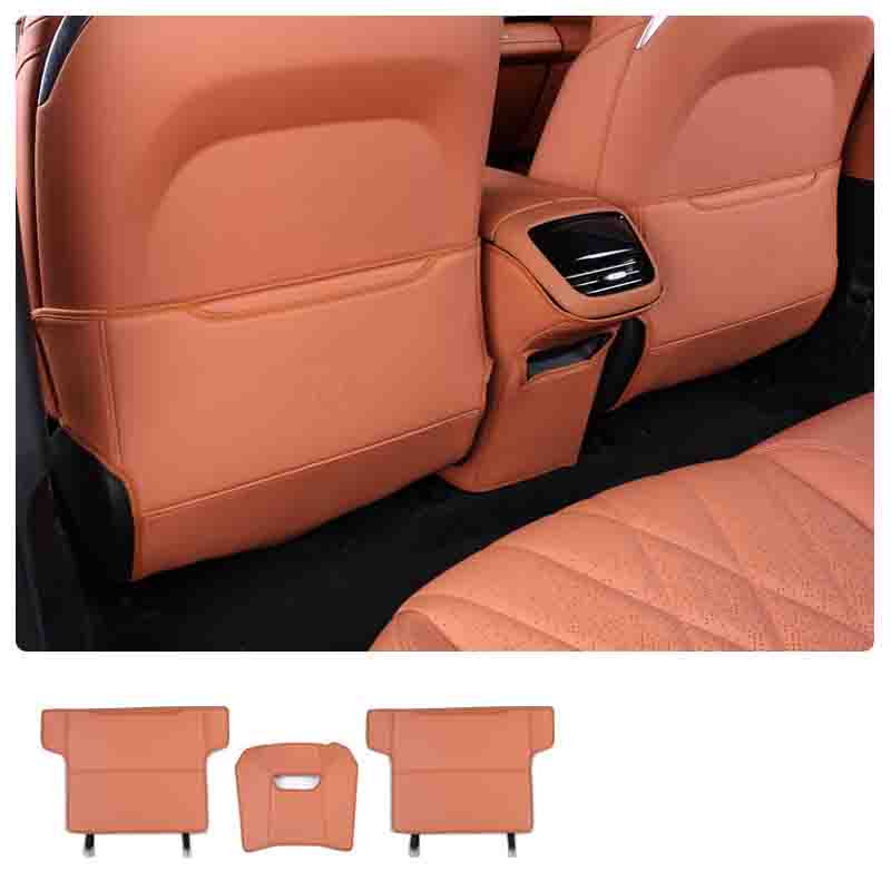 For Changan Deepal S7 2024 Car Rear Anti-kick Pad Special Seat Protection Cover Leather Automotive Interior Modification