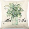Plant and Flower Print Pillow Case Car Home Sofa Living Room Linen Pillow Cushion Nordic Style