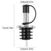 1/3PCS New Stopper Bar Tool Stainless Steel Olive Dispenser Bottle Mouth Wine Pourer