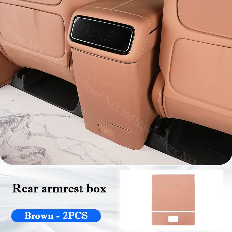 Для Leapmotor D19 2026 2027 Автомобильный Задний Защитный Коврик от Пинания Ногами Специальная Крышка для Защиты Спинки Сиденья Кожаный Коврик от Грязи Аксессуары для Интерьера