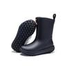 Унисекс Детские Сапоги от Дождя: Ветрозащитные, Нескользящие, Цельнолитые, Теплые резиновые ботильоны на шнурке
