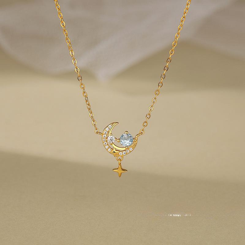 Ожерелье Fantasy Star Moon Planet для женского меньшинства Design Sense, Advanced Sense, модная цепочка для воротника