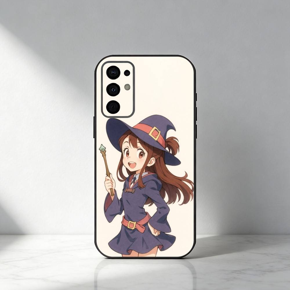 L-Little Witch A-Academia Phone Case For Samsung S25,S24,S21,S22,S23,S30,Ultra,S20,Plus,Fe,Note,5G Black Cover