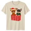 Christmas Chihuahua Dogs Gift Box Unisexs Unisexs Graphic Tee