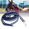 Веревка для обучения лошадей многоцелевая, ручная плетеная, толстая, прочная, конструкция, веревка для привязи лошадей для конного снаряжения 26,2 фута