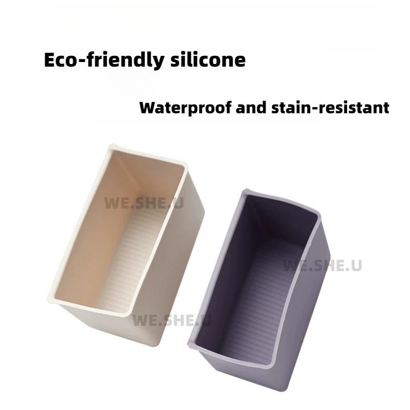 For MG 4 MG4 EV Urban 2026 2027 Armrest Box Rear Storage Box Anti Dirty Silicone Box Organizer Rubbish Bin Interior Accessories