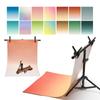 Gradient Color Photography Backdrops 57x87cm 2-Sided Waterproof Photo Backgrounds Studio Wallpaper Photographic Props