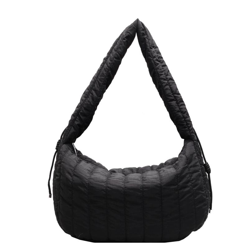 Складная сумка через плечо с завязками, женская сумка для пельменей большой вместимости, сумка через плечо для поездок на работу