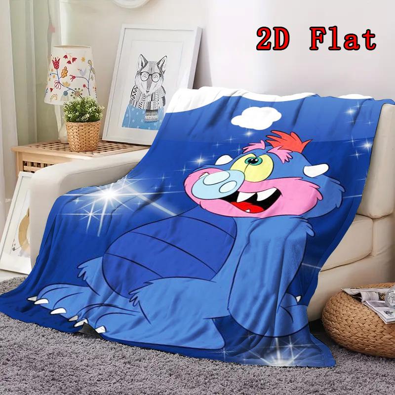 My Pet Monster 2D Flat Pattern Flannel Blanket High quality All Seasons Warmth and Comfort Perfect for Christmas Gifts.MMT0918165