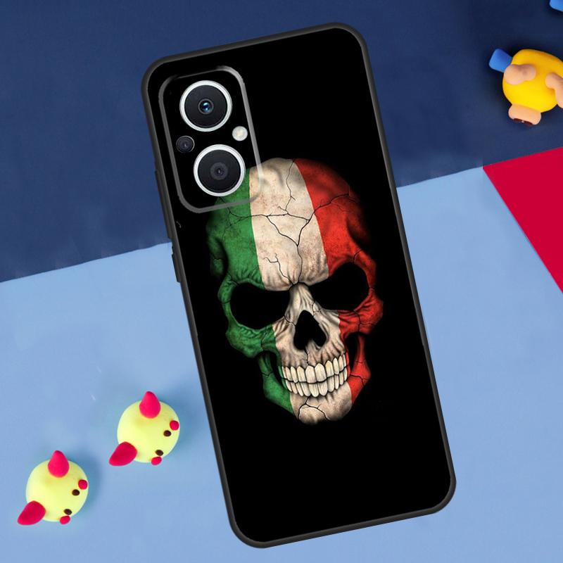 Флаг Италии для OPPO Reno 14F 13F 12F 11F 10 11 12 13 14 Pro 8T 7 8 Lite OPPO Find X6 X5 X8 X9 Pro Чехол