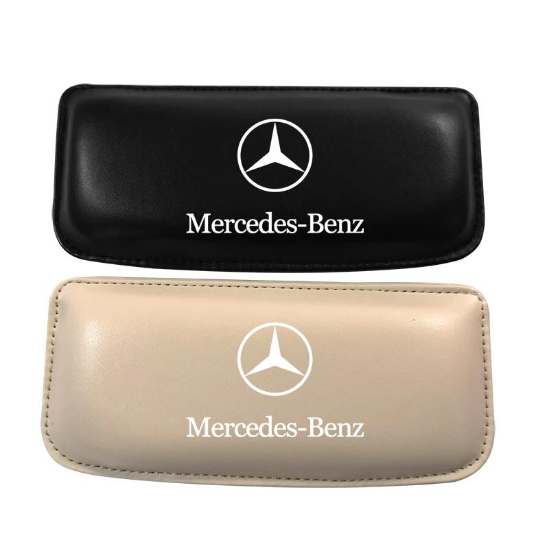 MITV3 Car Interior Pillow Comfortable Elastic Cushion Leather Knee Pad Stickers For Mercedes Benz W176 W246 W212 W204 C117 X156 A B C