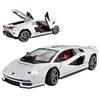МояМашина 1:Металлическая литая модель автомобиля Lamborghini Countach LPI 800-4 в масштабе 1:24 - Белая Коллекционная версия