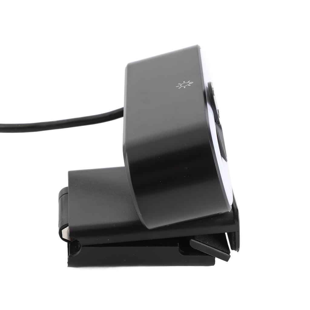 4K USB Plug and Play Webcam with Built in Microphone Lighting for Live Stream Video Call Video Conference Online