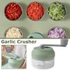 1pc Multifunctional Vegetable Chopper Small Food Processor Manual Tool Food Hand-Cranked Mincer J0J1