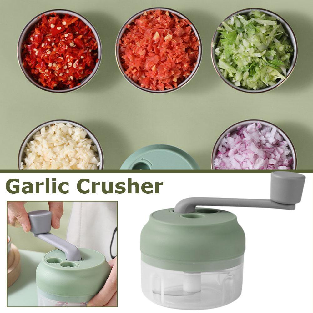 1pc Multifunctional Vegetable Chopper Small Food Processor Manual Tool Food Hand-Cranked Mincer J0J1