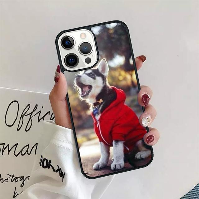 Красивый щенок хаски Чехол для телефона Для iPhone 17 Air 15 16 14 13 12 Pro Max 11 Pro Max Plus Coque Shell