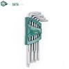 SATA 09702 Набор из 9 длинных Torx-ключей с защитой от вскрытия